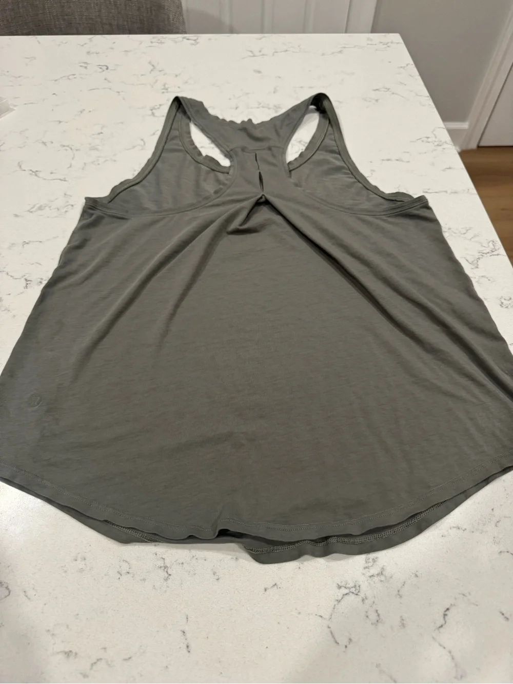 Lululemon Love Tank Pleated Army Green. Size 6. Excellent condition